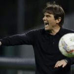 Conte celebra il Calcio Napoli:
