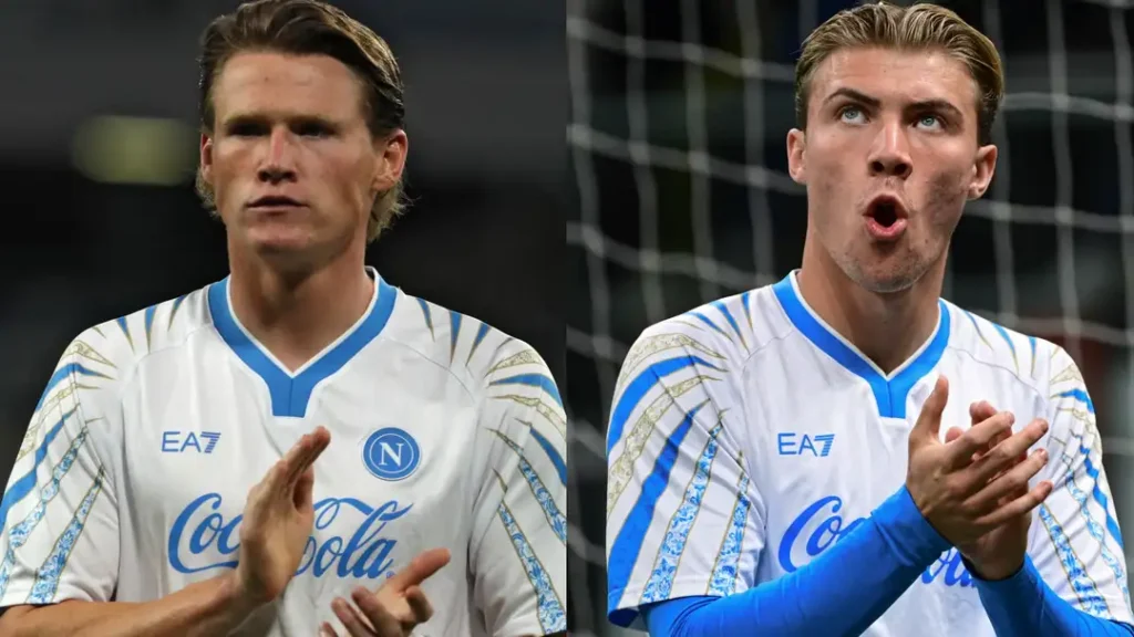 Napoli, le condizioni di McTominay e Hojlund