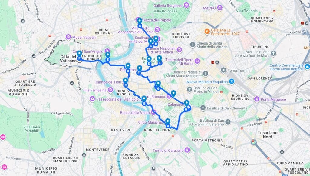 La guida definitiva su cosa vedere a Roma a piedi in un giorno