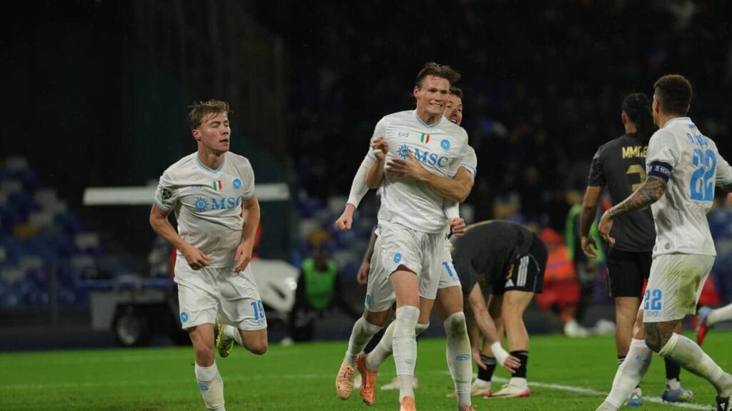 Napoli batte Qarabag 2-0: la ripresa decide la sfida.